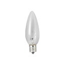(まとめ)YAZAWA シャンデリア球 C32 E17 60W クリア C321760C【×50セット】 (代引不可)(3)