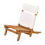 天然木デッキチェア(組み立て式椅子) 木製/アカシア NX-515 〔アウトドア キャンプ お庭 テラス〕 (代引不可)