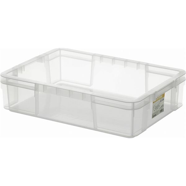 【12セット】 ホームコンテナー/コンテナボックス 【HC-16A】 クリア 材質:PP 〔汎用 道具箱 DIY用品 工具箱〕【代引不可】