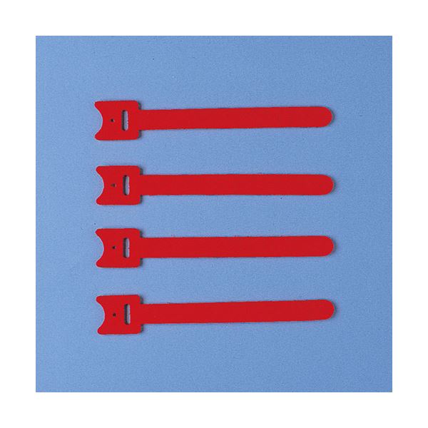 (まとめ)サンワサプライ ケーブルタイ(面ファスナー) CA-MF1RN【×10セット】 (代引不可)