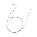 (まとめ)サンワサプライ eセキュリティ(1.0M1.5mm片側かしめなし) SLE-13W【×10セット】 (代引不可)