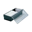 (まとめ) ネームカードボックス CB-700-00 ブラック 1個入 【×3セット】