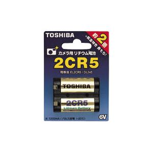 (まとめ) 東芝 TOSHIBA カメラ用リチウム電池 2CR5G 1個入 【×2セット】 (まとめ) 東芝 TOSHIBA カメラ用リチウム電池 2CR5G 1個入 【×2セット】