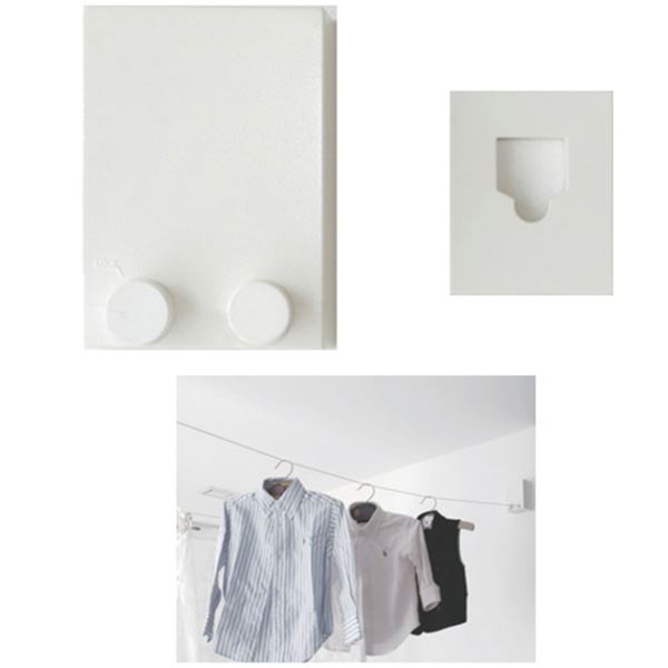 室内物干ワイヤー pid-4M【0744-00001】 (代引不可)