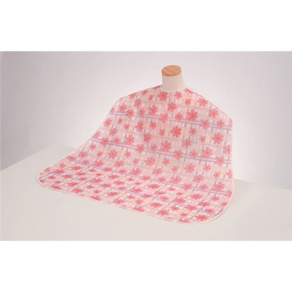 (まとめ)竹虎 食事用エプロン ソフラピレンエプロン コスモス ピンク 2618 102261【×5セット】 (代引不可)