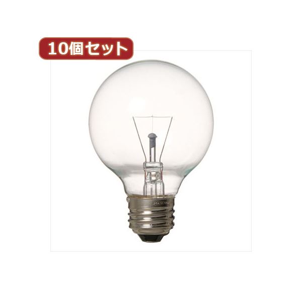 YAZAWA 10個セット 長寿命G70ボール電球 GC100110V57W70LX10 (代引不可)
