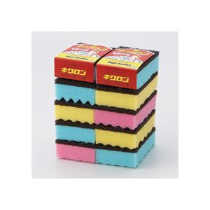 （まとめ） キクロン スポンジたわし キクロンA 1セット（10個） 【×4セット】 (代引不可)