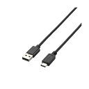 (まとめ)エレコム USB2.0ケーブル(A-TypeC) U2C-AC05BK【×3セット】 (代引不可)(2)