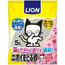 (まとめ)ニオイをとる砂 フローラルソープの香り5L 【ペット用品】【×4セット】 (代引不可)(4)