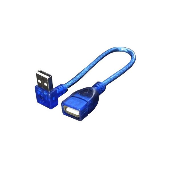 (まとめ)変換名人 USB L型ケーブル延長20(上L) USBA-CA20UL【×10セット】 (代引不可)