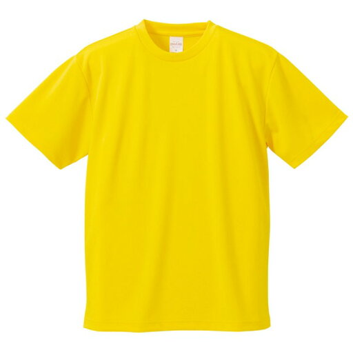 UVカット・吸汗速乾・5枚セット・4.1オンスさらさらドライ Tシャツ カナリア イエロー 160cm (代引不可) UVカット・吸汗速乾・5枚セット・4.1オンスさらさらドライ Tシャツ カナリア イエロー 160cm (代引不可)