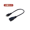 変換名人 10個セット USBmicro延長ケーブル20(フル結線) USBMC/CA20FX10 (代引不可)(2)