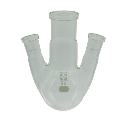 【柴田科学】SPC三口丸底フラスコ 50mL 030170-1550 (代引不可) 【柴田科学】SPC三口丸底フラスコ 50mL 030170-1550 (代引不可)