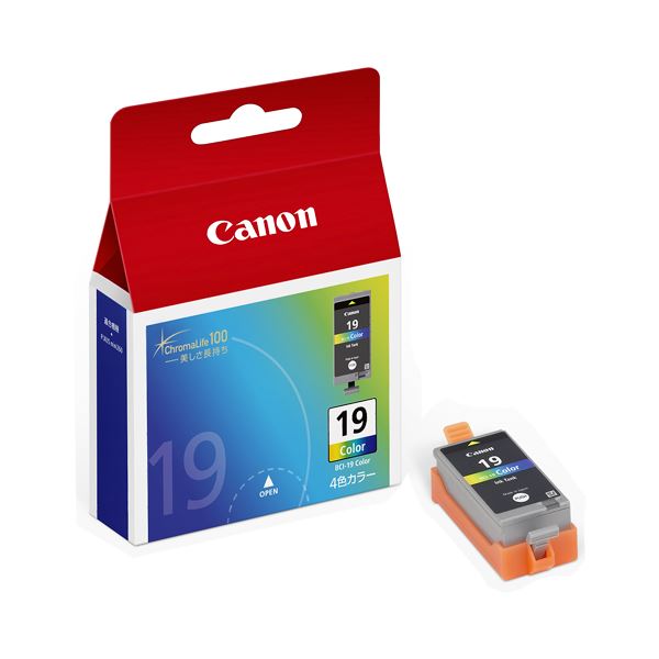(まとめ) キヤノン Canon インクタンク BCI-19CLR 1510B001 1個 【×3セット】 (代引不可)
