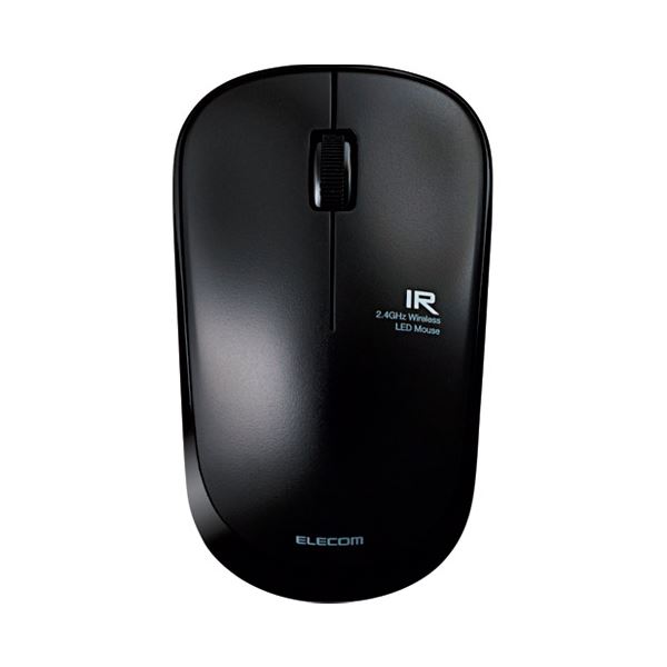 エレコム ワイヤレスLEDマウス ブラック M-IR07DRBK (代引不可)