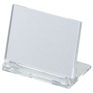 （まとめ） 光 カード立て 可動式 W65×H45mm 透明 UC3-1 1個 【×80セット】 (代引不可)