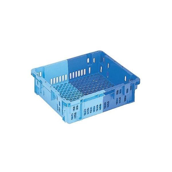 【5個セット】 業務用コンテナボックス/食品用コンテナー 【NF-M25】 ダークブルー/ブルー 材質：PP (代引不可)