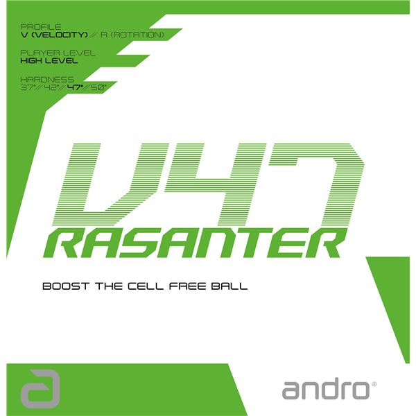 andro（アンドロ） テンションラバー RASANTER V47 ラザンター ブイ47赤2.0 (代引不可)