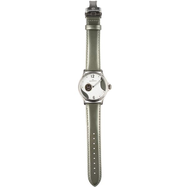 MANNINA(マンニーナ) 腕時計 MNN004-02 メンズ 正規輸入品 グレー (代引不可)
