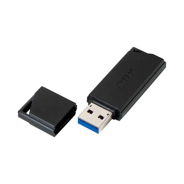 (まとめ)バッファローUSB3.1(Gen1)対応 USBメモリー バリューモデル 32GB ブラック RUF3-K32GB-BK1個【×3セット】 (代引不可)