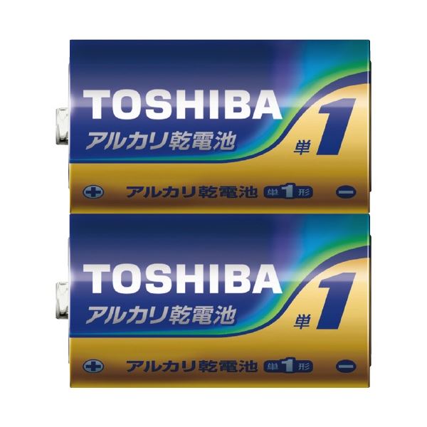 東芝アルカリ乾電池 単1形 2本×50パック (代引不可)