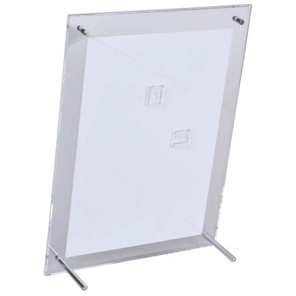 【透明アクリル】 スタンド付・吊り下げパーツ付き 縦横兼用 アクリル B5(257×182mm) (代引不可)