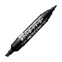 (まとめ) TANOSEE ホワイトボードマーカーツイン 黒 1本 【×100セット】 (代引不可)(3)