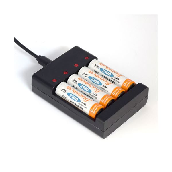 日本トラストテクノロジー 急速ニッケル水素充電器USB MYCHA-USB (代引不可)