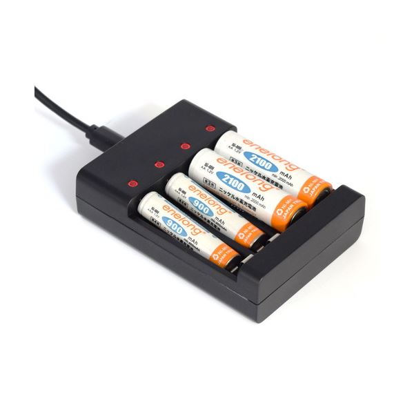 日本トラストテクノロジー 急速ニッケル水素充電器USB MYCHA-USB (代引不可)