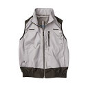 KU92120 空調服 R ポリエステル製 遮熱フルハーネス仕様ベスト 服のみ シルバー M(4)