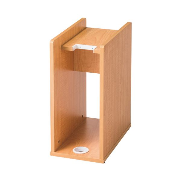 アール・エフ・ヤマカワ 杖置き付き荷物置き 幅440×奥行250×高さ560mm ナチュラル RFNO-T5025NA 1台 【..