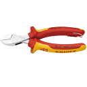 KNIPEX(クニペックス) 7306-160TBK 絶縁コンパクトニッパー 落下防止(BK)