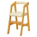 キッズハイチェア ナチュラル 【組立品】 (代引不可)|詳細画像