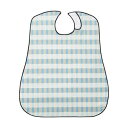 (まとめ)竹虎 ソフラピレンエプロンボーダーチェック ブルー 1枚【×20セット】 (代引不可)