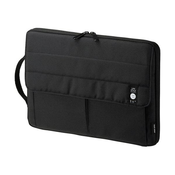 サンワサプライ カジュアルPCインナーケース 11.6型ワイド対応 ブラック IN-CA11BK 1個