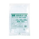 TRUSCO 業務用ポリ袋 300L タテ2000×ヨコ1500mm 厚さ0.15mm U-0300 1袋(5枚)(3)