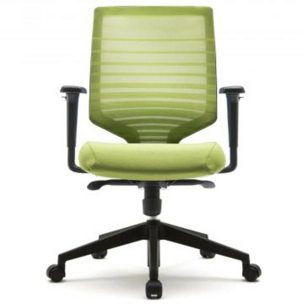 T30チェア 可動肘 グリーン【お客様組立品】 (代引不可)