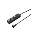 (まとめ)YAZAWA 雷ガード付3個口節電タップ0.3mブラックH8KS3303BK【×3セット】 (代引不可)