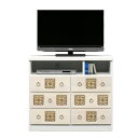 ミドル テレビ台 テレビボード 幅89cm ホワイト 日本製 木製 桐材 リビング ダイニング 子供部屋 ベッドルーム 寝室 完成品 (代引不可)(3)