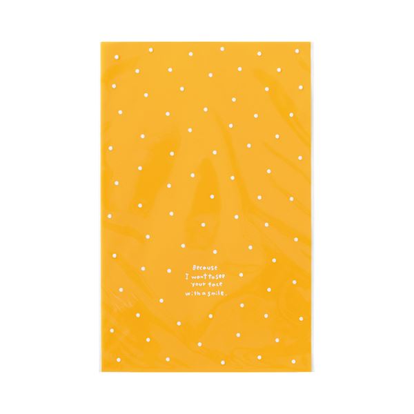 (まとめ)ヘッズ ドットOPPギフトバッグ M オレンジ DT-O3 1パック(50枚)【×10セット】 (代引不可)