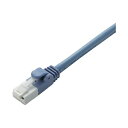 (まとめ)エレコム ツメ折れ防止LANケーブル1m LD-CTT/BU1/RS【×10セット】(2)