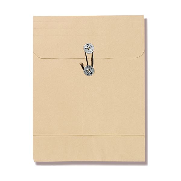 (まとめ) 菅公工業 クラフトパッカー(マチ広) 角2 120g/m2 ホ278 1パック(10枚) 【×10セット】 (代引不可)