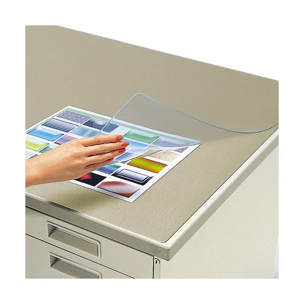 コクヨ デスクマット軟質（オレフィン・透明）シングル 1387×687mm マ-947N 1枚 (代引不可)