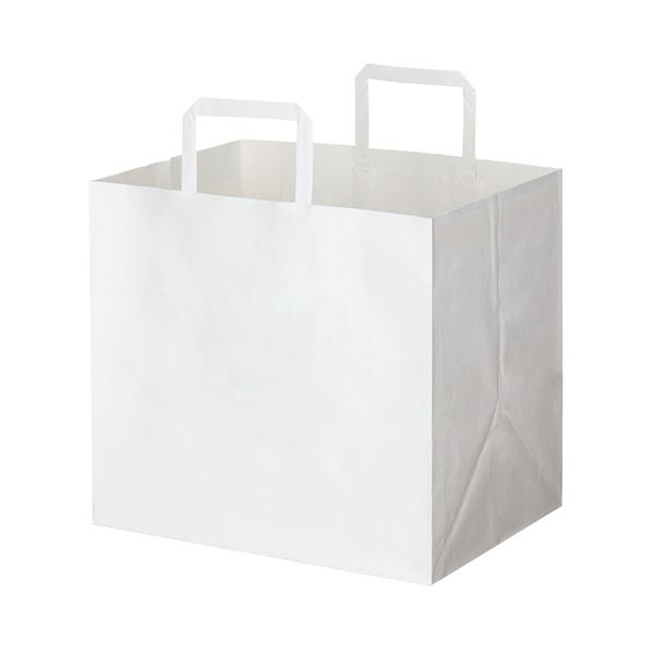 （まとめ） HEIKO Hフラットチャームバッグ300-1 白 #003277105 1パック（50枚） 【×2セット】 (代引不可)