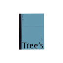(まとめ)キョクトウ・アソシエイツ Trees A4 B罫 40枚 ブルーグレー【×20セット】