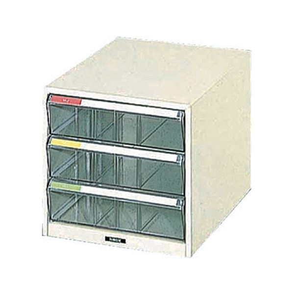 TRUSCO レターケース B4深型3段 TB4-M3P 1台 (代引不可)