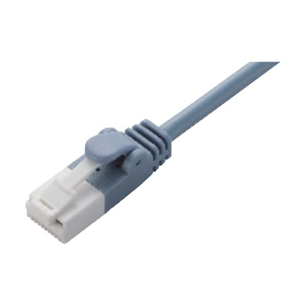 (まとめ) エレコムツメ折防止やわらかLANケーブル(Cat6準拠) ブルー 0.15m LD-GPYT/BU015 1本 【×30セット】 (代引不可)