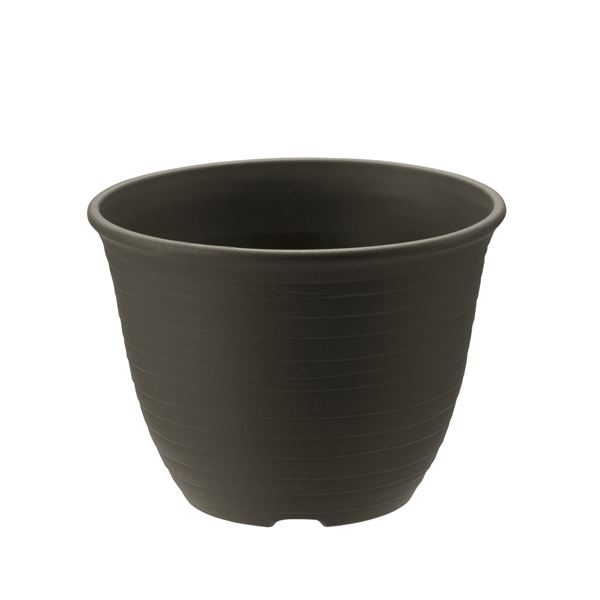（まとめ）リッチェル エコル ポット 8号 ダークグレー【×3個セット】 (代引不可)