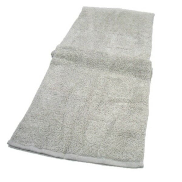 バスタオル卒業宣言 パールグレー4枚セット 33×100cm ロングフェイスタオル