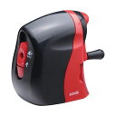 (まとめ) ソニック かるハーフ 手動鉛筆削り 黒赤 SK-802-R 1台 【×10セット】 (代引不可)